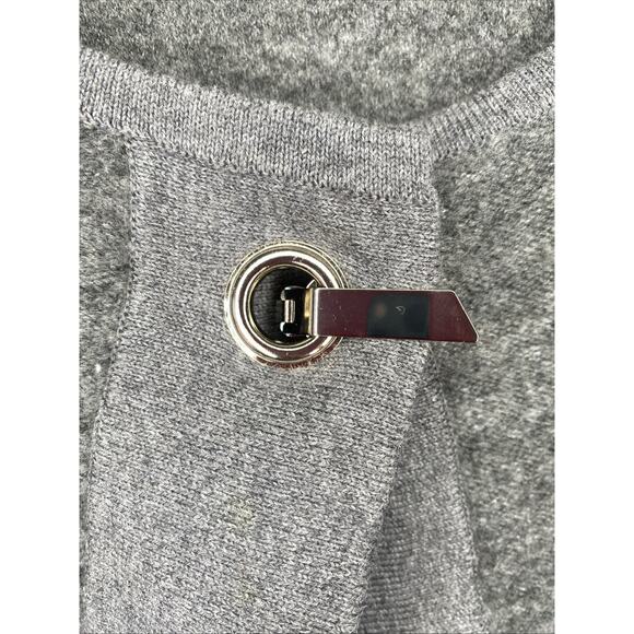 Chico's Cardigan Womens Size 4 ( US XXL) Gray Stretch Knit Sweater Career Office - Picture 4 of 11